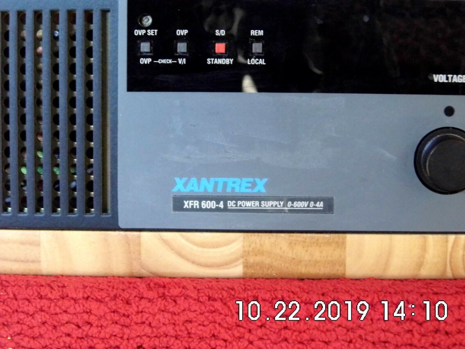 Xantrex XFR600-4 GPIB Variable DC Power Supply 0-600V 0-4A warranty Xantrex XFR600-4 GPIB Variable DC Power Supply 0-600V 0-4A warranty